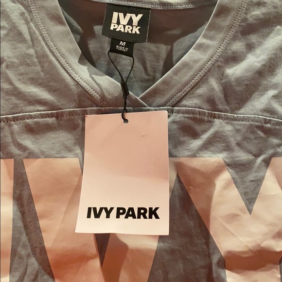 Ivy park baby blue crop logo tee  NEW! - Picture 2 of 3